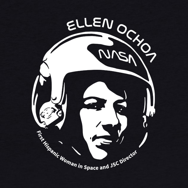 Women in Space: Ellen Ochoa by photon_illustration